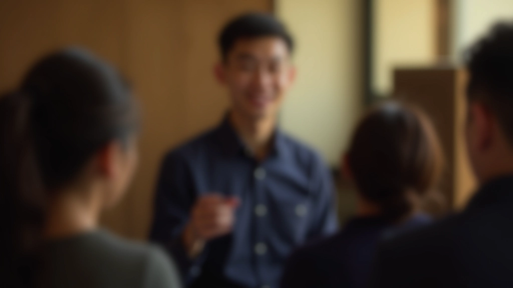 Workshop facilitator explaining positive psychology concepts to attentive group participants